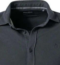 Marc O'Polo Hemd 128 2209 52068/991 Shaped Fit, Bio Baumwolle, Anthrazit -hemdenverkauf 378360 norm2