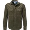 OLYMP Casual Level Five Body Fit 3503/84/47 Overshirt, Cord, Olivgrün, Oliv