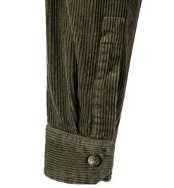 OLYMP Casual Level Five Body Fit 3503/84/47 Overshirt, Cord, Olivgrün, Oliv -hemdenverkauf 378403 norm3