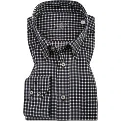 van Laack Hemd Comfort Fit 156537/RALON-CF/091 Baumwolle, Nachtblau kariert, Nachtblau