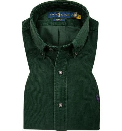 Polo Ralph Lauren Hemd 710853123/001 Custom Fit, Feincord, Grün 2 Polo Ralph Lauren Hemd 710853123/001 Custom Fit, Feincord, Grün – Bild 2