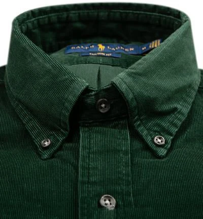 Polo Ralph Lauren Hemd 710853123/001 Custom Fit, Feincord, Grün 3 Polo Ralph Lauren Hemd 710853123/001 Custom Fit, Feincord, Grün – Bild 3