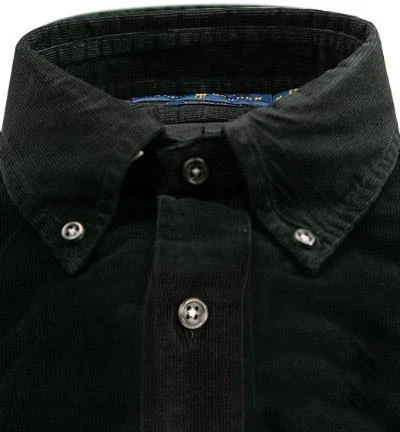 Polo Ralph Lauren Hemd 710853123/003 Custom Fit, Feincord, Schwarz 3 Polo Ralph Lauren Hemd 710853123/003 Custom Fit, Feincord, Schwarz – Bild 3