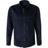 Pierre Cardin Hemd 31001/000/27770/9041 Overshirt, Modern Fit, Cord, Dunkelblau