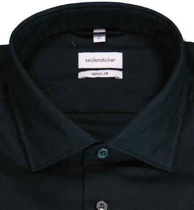 Seidensticker Hemd 150560/79 Regular Fit, Baumwolle, Dunkelgrün 3 Seidensticker Hemd 150560/79 Regular Fit, Baumwolle, Dunkelgrün – Bild 3