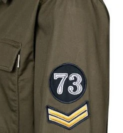 Pepe Jeans Overshirt Andrew PM307089/736 Baumwolle, Olivgrün -hemdenverkauf 378796 norm4