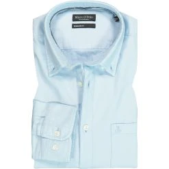 Marc O'Polo Hemd 128 7362 42190/811 Regular Fit, Bio Baumwolle, Hellblau