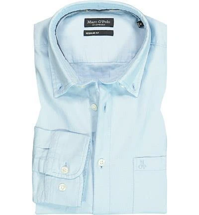 Marc O'Polo Hemd 128 7362 42190/811 Regular Fit, Bio Baumwolle, Hellblau 2 Marc O'Polo Hemd 128 7362 42190/811 Regular Fit, Bio Baumwolle, Hellblau – Bild 2