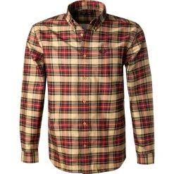 Fred Perry Hemd M2689/363 Baumwolle, Senf kariert, Senf