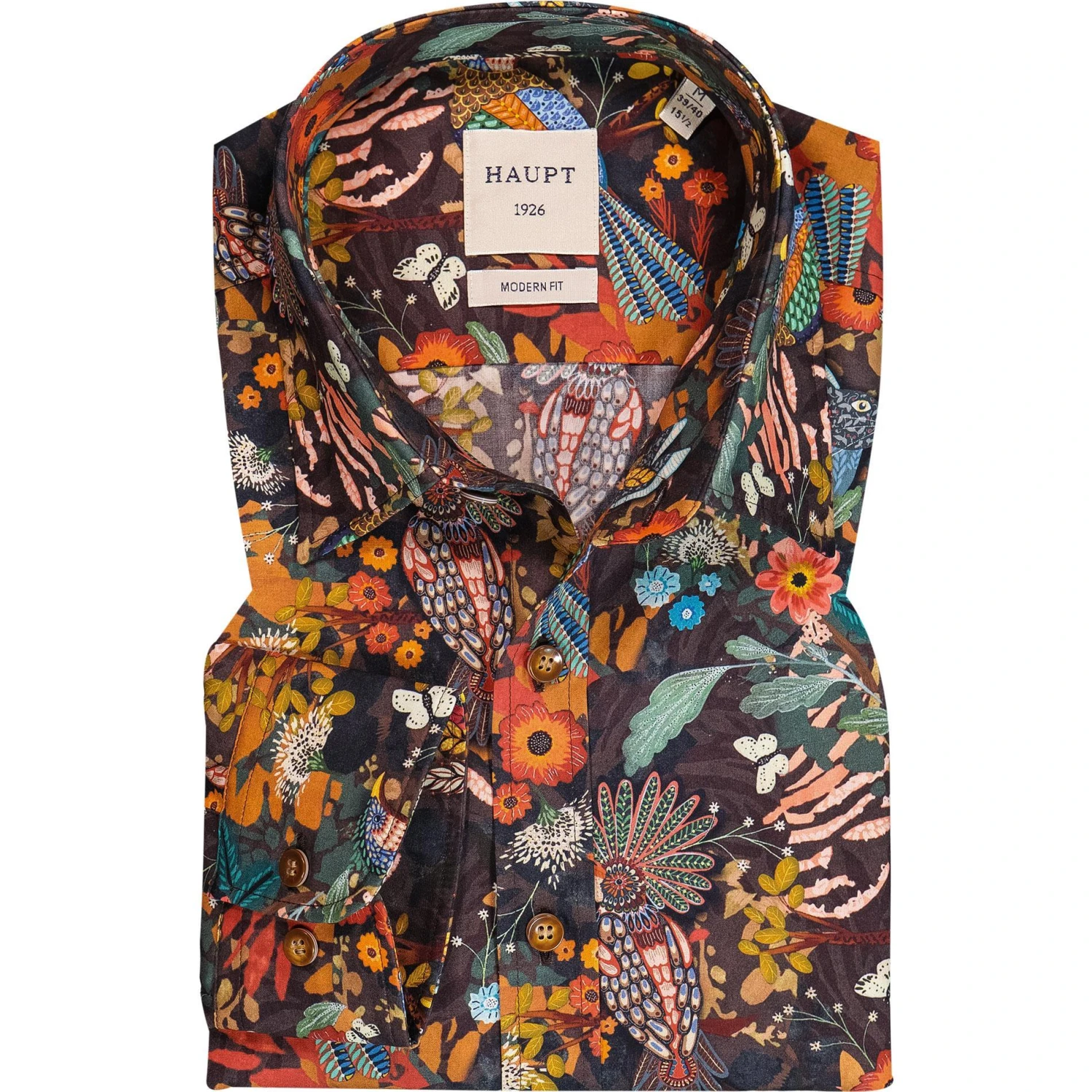 Haupt Hemd 715201049228/40808 Modern Fit, Baumwolle, Multicolour gemustert, Multicolor 1 Haupt Hemd 715201049228/40808 Modern Fit, Baumwolle, Multicolour gemustert, Multicolor