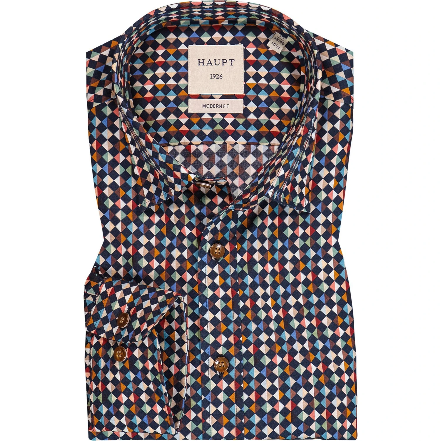 Haupt Hemd 715225049229/40109 Modern Fit, Baumwolle, Multicolour gemustert, Multicolor 1 Haupt Hemd 715225049229/40109 Modern Fit, Baumwolle, Multicolour gemustert, Multicolor