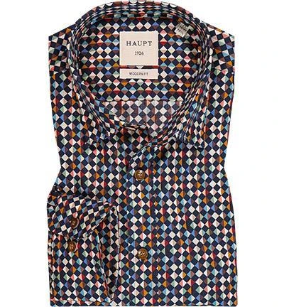 Haupt Hemd 715225049229/40109 Modern Fit, Baumwolle, Multicolour gemustert, Multicolor 2 Haupt Hemd 715225049229/40109 Modern Fit, Baumwolle, Multicolour gemustert, Multicolor – Bild 2