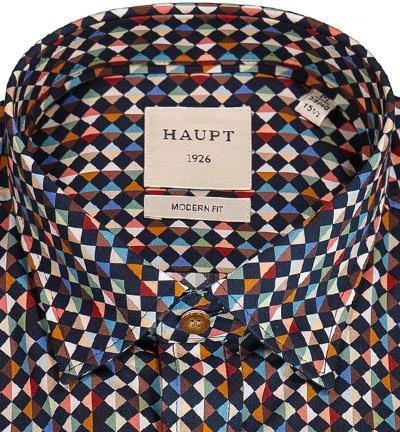 Haupt Hemd 715225049229/40109 Modern Fit, Baumwolle, Multicolour gemustert, Multicolor 3 Haupt Hemd 715225049229/40109 Modern Fit, Baumwolle, Multicolour gemustert, Multicolor – Bild 3