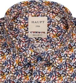 Haupt Hemd 715225059230/40109 Regular Fit, Baumwolle, Multicolour gemustert, Multicolor -hemdenverkauf 378888 norm2