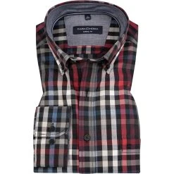 CasaModa Hemd 413714700/400 Casual Fit, Baumwolle, Multicolour kariert, Multicolor