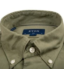 ETON Hemd 1000/02387/67 Slim Fit, Baumwolle, Salbei -hemdenverkauf 379066 norm2
