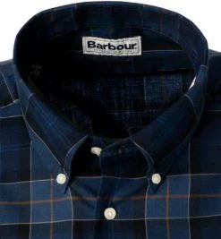 Barbour Hemd Wetherham midnight MSH4982TN54 Tailored Fit, Twill, Blau kariert -hemdenverkauf 379138 norm2
