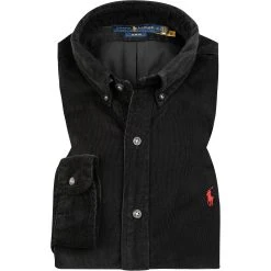 Polo Ralph Lauren Hemd 710818761/009 Slim Fit, Feincord, Schwarz