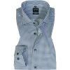 OLYMP Level Fiv Body Fit 2126/84/11 Hemd, Baumwolle, Bleu gemustert, Bleu