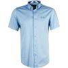 BOSS Hemd Biadia 50452428/495 Kurzarmhemd, Regular Fit, Baumwolle, Himmelblau