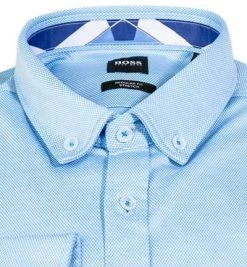 BOSS Hemd Biado 50452429/495 Regular Fit, Baumwolle, Himmelblau meliert, Himmelblau -hemdenverkauf 379225 norm2