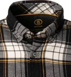 BOGNER Hemd Timt-2 5886/6962/026 Schurwolle, Schwarz kariert, Black -hemdenverkauf 379241 norm2