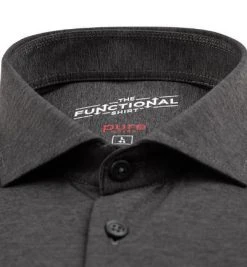 PURE Hemd 3386-21150/742 Funktionsmaterial, Anthrazit meliert, Anthrazit -hemdenverkauf 379273 norm2