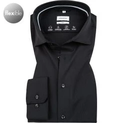 Seidensticker Hemd 650460/19 Slim Fit, Jersey, Dunkelblau