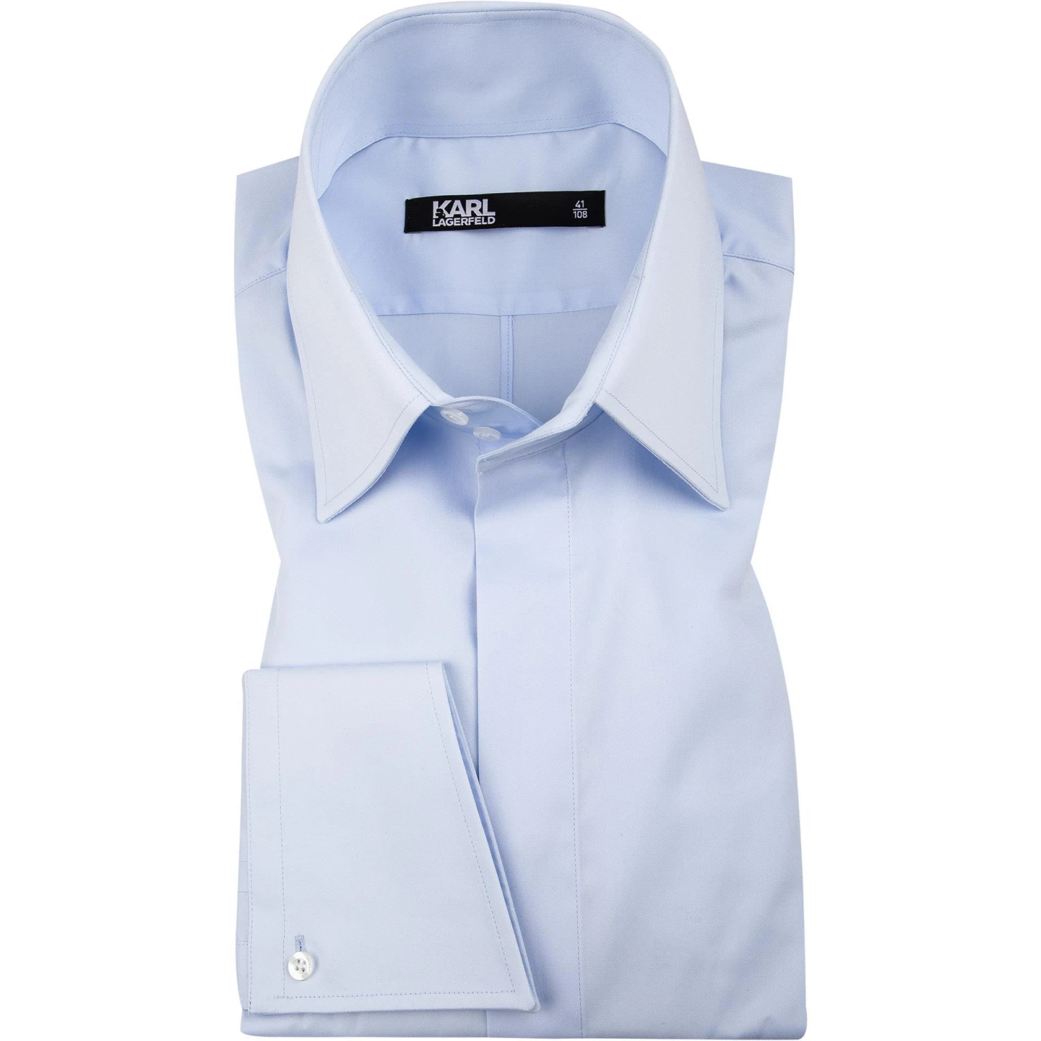 KARL LAGERFELD Hemd 605008/60/512699/620 Modern Fit, Baumwolle, Hellblau 1 KARL LAGERFELD Hemd 605008/60/512699/620 Modern Fit, Baumwolle, Hellblau