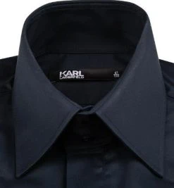 KARL LAGERFELD Hemd 605008/60/512699/690 Modern Fit, Baumwolle, Nachtblau -hemdenverkauf 379287 norm2