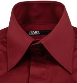 KARL LAGERFELD Hemd 605008/60/512699/360 Modern Fit, Baumwolle, Dunkelrot -hemdenverkauf 379288 norm2