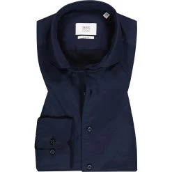 ETERNA Hemd 3850/FS82/18 Slim Fit, Baumwolle CO2-Neutral, Dunkelblau