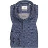ETERNA Hemd 8075/FS82/67/18 Slim Fit, Baumwolle CO2-Neutral, Dunkelblau gemustert, Dunkelblau