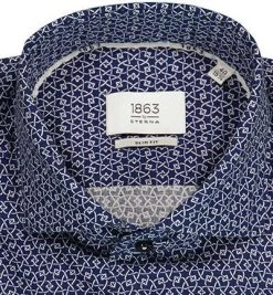 ETERNA Hemd 8075/FS82/67/18 Slim Fit, Baumwolle CO2-Neutral, Dunkelblau gemustert, Dunkelblau 6 ETERNA Hemd 8075/FS82/67/18 Slim Fit, Baumwolle CO2-Neutral, Dunkelblau gemustert, Dunkelblau -hemdenverkauf 379291 norm2