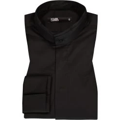 KARL LAGERFELD Hemd 605112/60/512699/990 Modern Fit, Baumwolle, Schwarz
