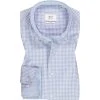ETERNA Hemd 2416/FS44/67/12 Slim Fit, Baumwolle CO2-Neutral, Hellblau-weiß kariert, Hellblau
