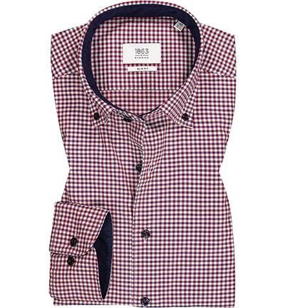 ETERNA Hemd 2416/FS44/67/56 Slim Fit, Baumwolle CO2-Neutral, Rot-weiß kariert, Rot 2 ETERNA Hemd 2416/FS44/67/56 Slim Fit, Baumwolle CO2-Neutral, Rot-weiß kariert, Rot – Bild 2