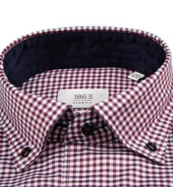 ETERNA Hemd 2416/XS44/56 Modern Fit, Twill CO2-Neutral, Rot kaiert, Rot -hemdenverkauf 379301 norm2