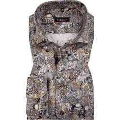 ETERNA Hemd 3472/X07K/19 Modern Fit, Baumwolle, Multicolour gemustert, Multicolor