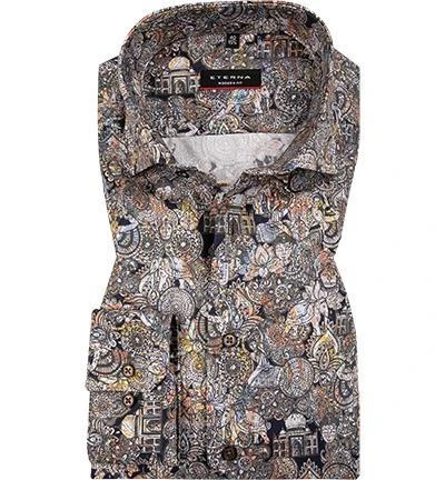 ETERNA Hemd 3472/X07K/19 Modern Fit, Baumwolle, Multicolour gemustert, Multicolor 2 ETERNA Hemd 3472/X07K/19 Modern Fit, Baumwolle, Multicolour gemustert, Multicolor – Bild 2