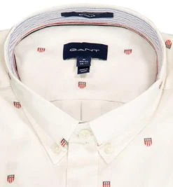 Gant Hemd 3017270/113 Regular Fit, Baumwolle, Weiß gemustert, Creme 6 Gant Hemd 3017270/113 Regular Fit, Baumwolle, Weiß gemustert, Creme -hemdenverkauf 379328 norm2