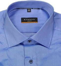 ETERNA Hemd 3377/F170/14 Slim Fit, Mikrofaser, Kornblumenblau -hemdenverkauf 379334 norm2