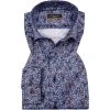 ETERNA Hemd 8046/F170/67/82 Slim Fit, Baumwolle, Blau gemustert, Blau-rost