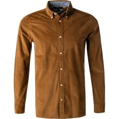 Tommy Hilfiger Hemd MW0MW20456/GWP Slim Fit, Cord, Braun