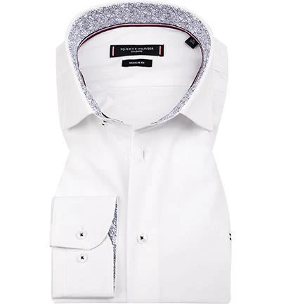Tommy Hilfiger Hemd MW0MW20855/YCE Regular Fit, Baumwolle, Weiß 2 Tommy Hilfiger Hemd MW0MW20855/YCE Regular Fit, Baumwolle, Weiß – Bild 2