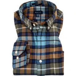 Gant Hemd 3016670/428 Regular Fit, Flanell, Multicolour kariert, Multicolour