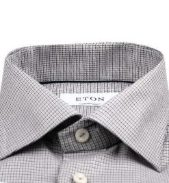 ETON Hemd 1000/02472/13 Contemporary Fit, Baumwolle, Grau gemustert, Grau -hemdenverkauf 379382 norm2