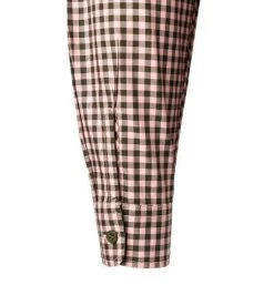 Fred Perry Hemd M9500/408 Popeline, Rosa kariert, Rosa-schwarz -hemdenverkauf 379440 norm4