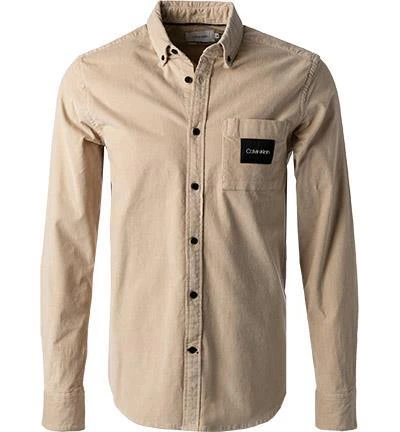 Calvin Klein Hemd K10K107512/AEV Regular Fit, Cord, Hellbeige 2 Calvin Klein Hemd K10K107512/AEV Regular Fit, Cord, Hellbeige – Bild 2