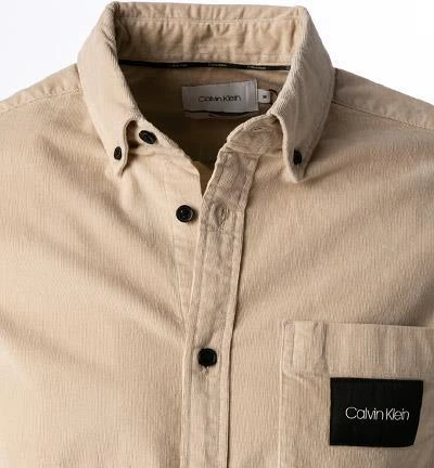 Calvin Klein Hemd K10K107512/AEV Regular Fit, Cord, Hellbeige 3 Calvin Klein Hemd K10K107512/AEV Regular Fit, Cord, Hellbeige – Bild 3